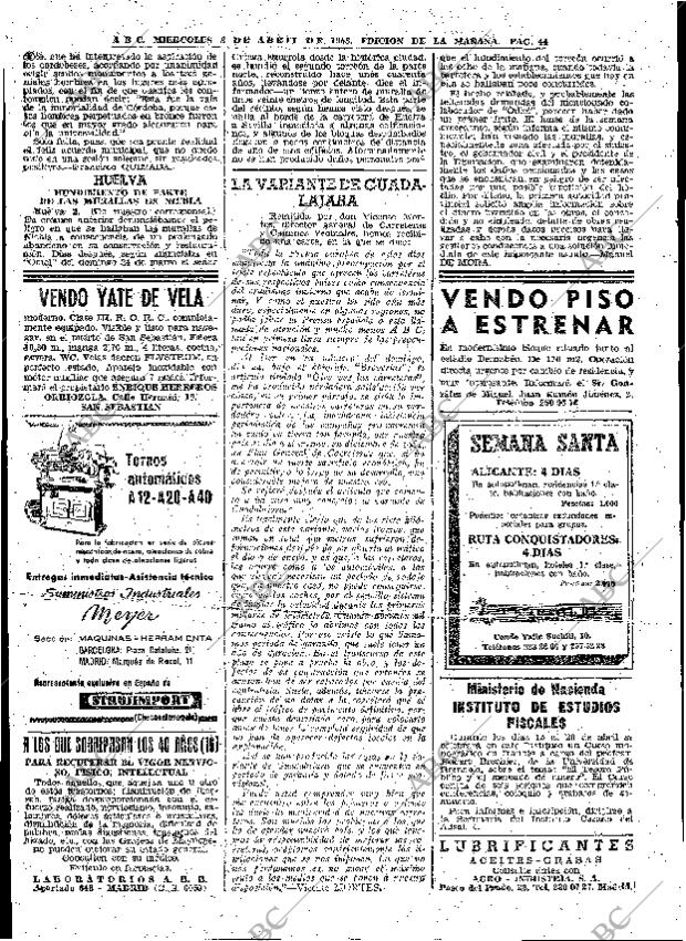 ABC MADRID 03-04-1963 página 44