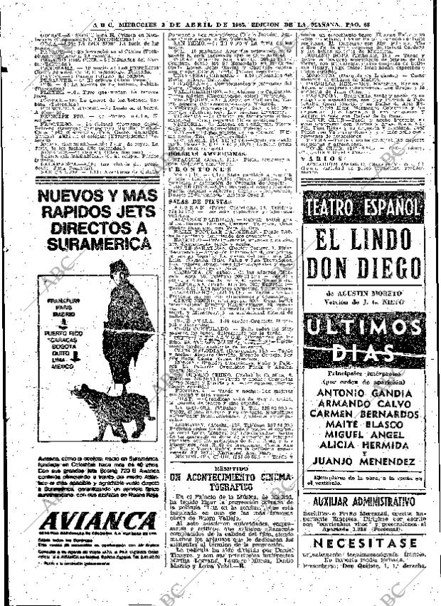 ABC MADRID 03-04-1963 página 68