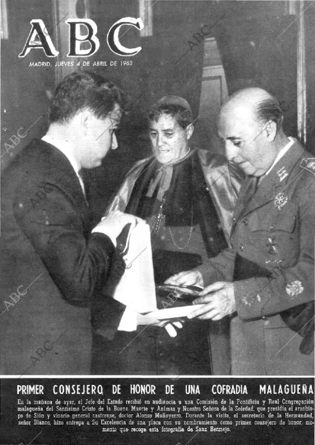 ABC MADRID 04-04-1963 página 1