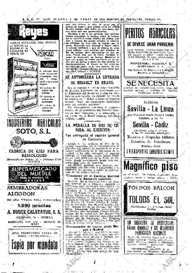 ABC SEVILLA 04-04-1963 página 38