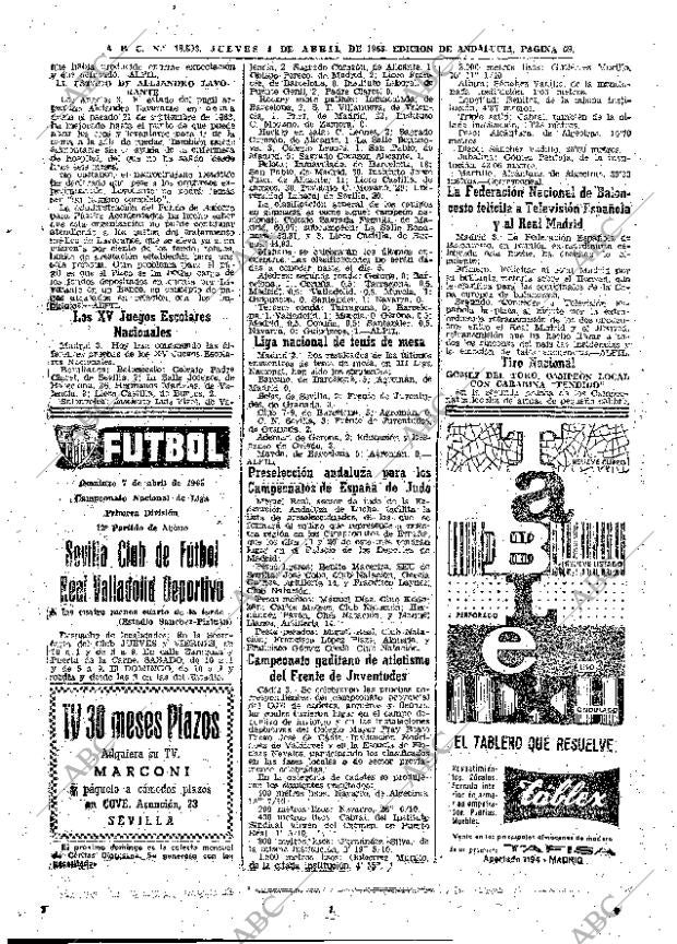 ABC SEVILLA 04-04-1963 página 57