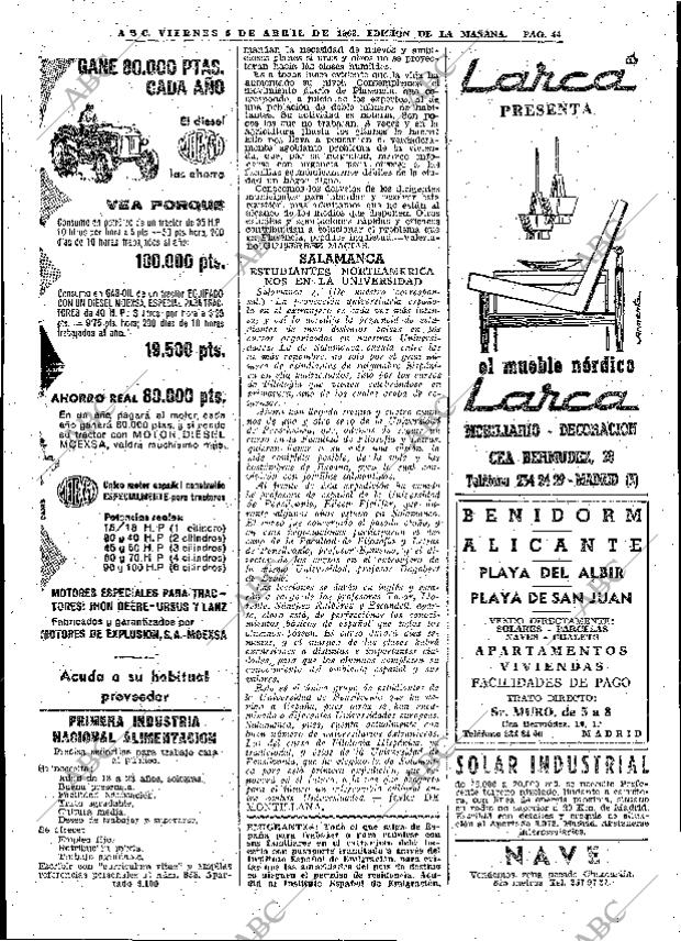 ABC MADRID 05-04-1963 página 44