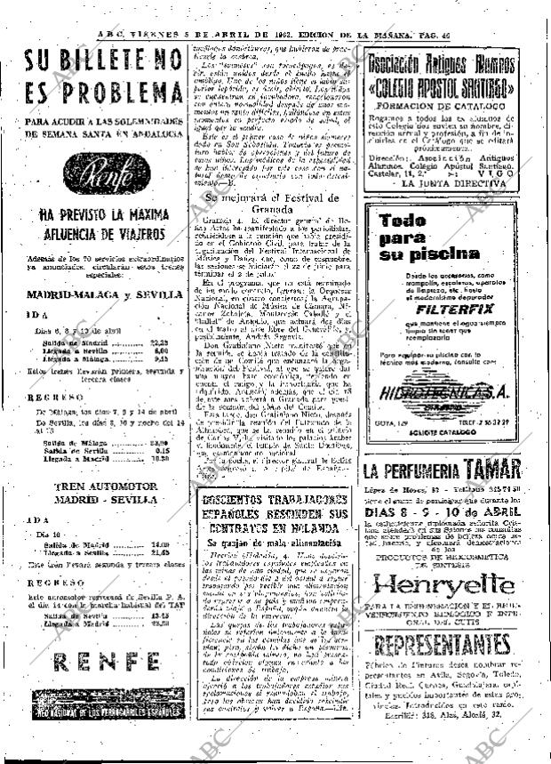 ABC MADRID 05-04-1963 página 46