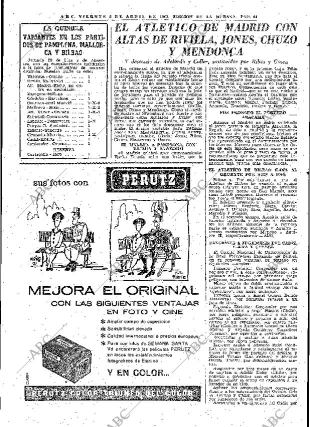 ABC MADRID 05-04-1963 página 61