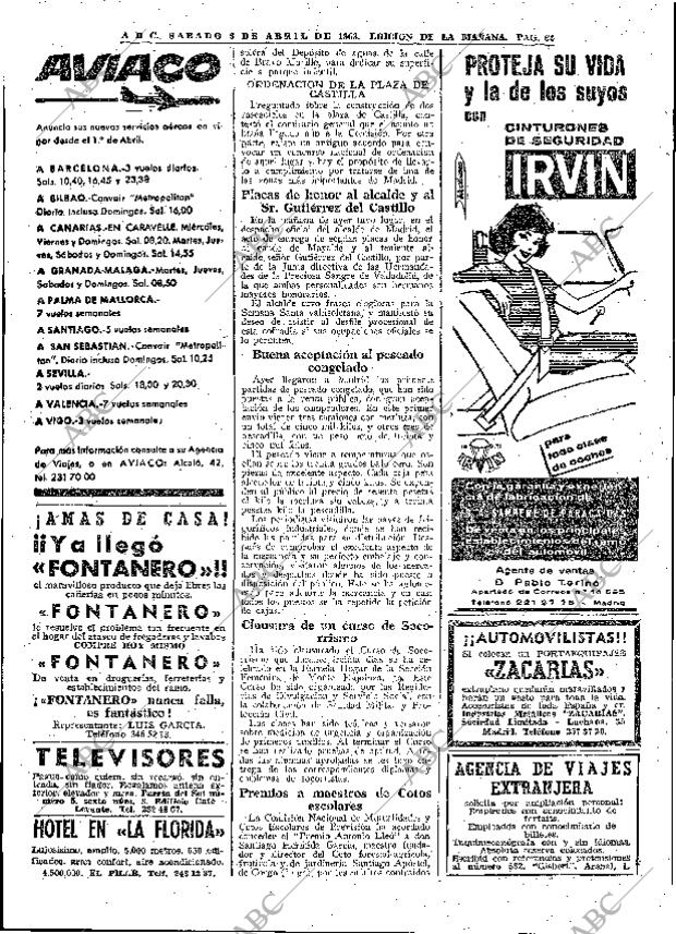 ABC MADRID 06-04-1963 página 62