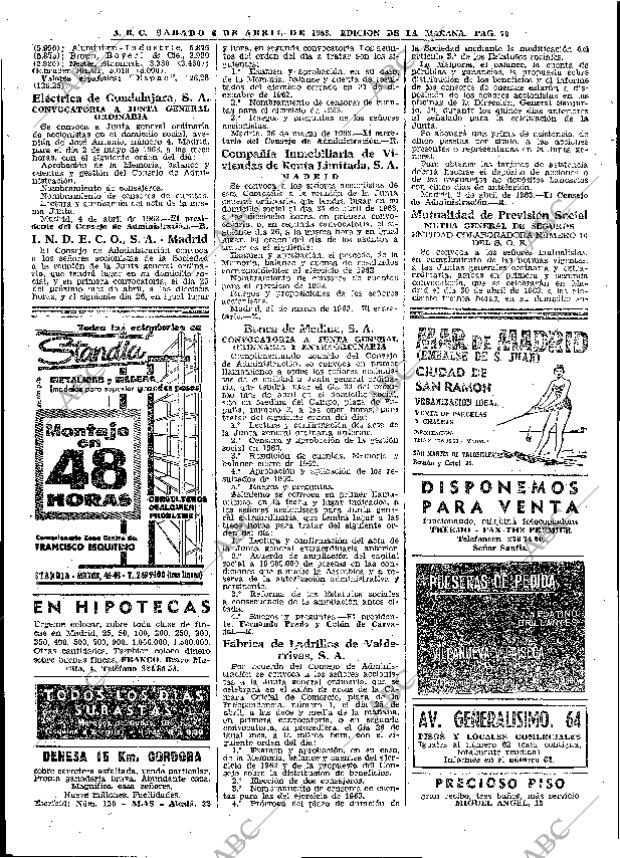 ABC MADRID 06-04-1963 página 70