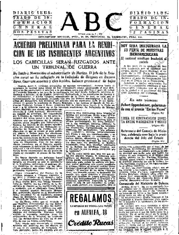 ABC SEVILLA 06-04-1963 página 47