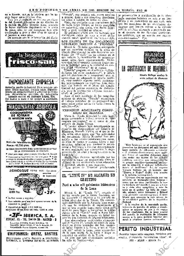 ABC MADRID 07-04-1963 página 50