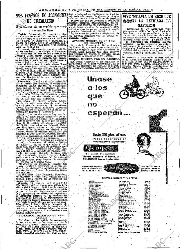 ABC MADRID 07-04-1963 página 59