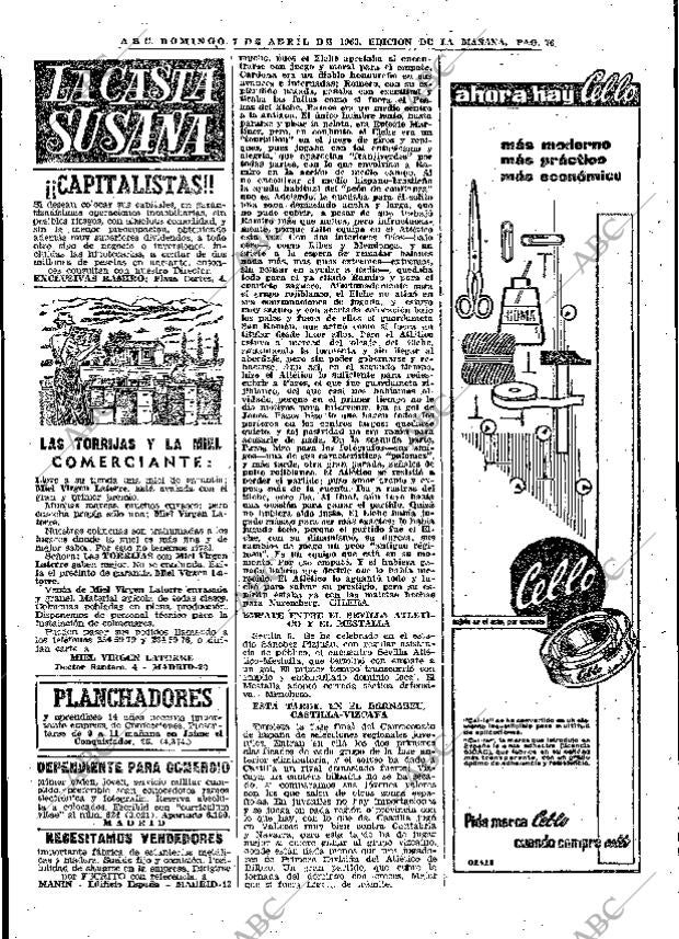ABC MADRID 07-04-1963 página 76