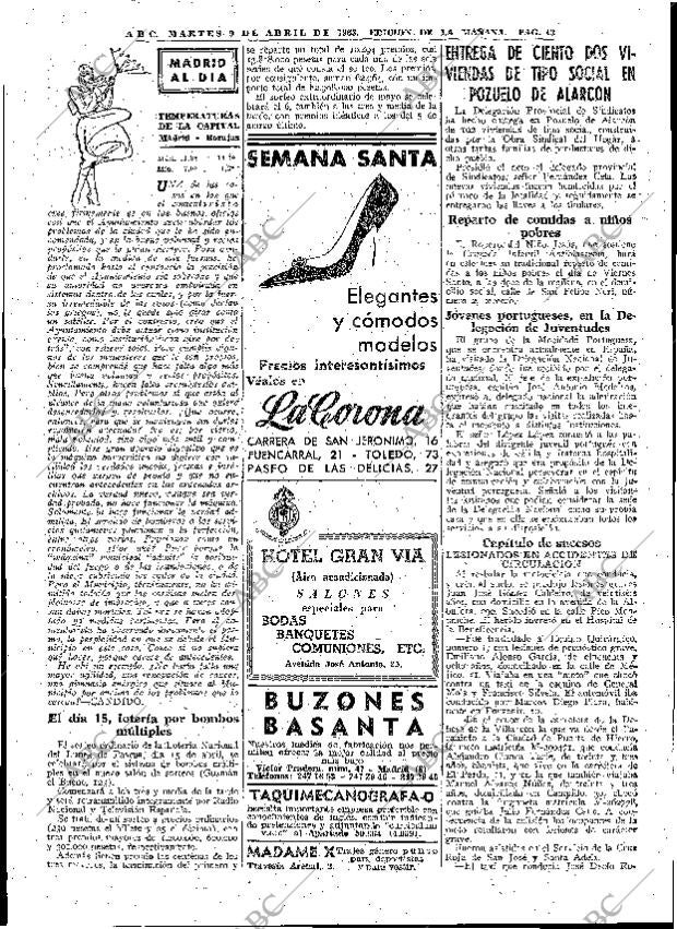 ABC MADRID 09-04-1963 página 43