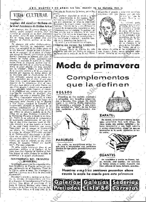 ABC MADRID 09-04-1963 página 45