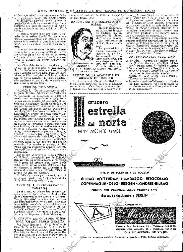 ABC MADRID 09-04-1963 página 47