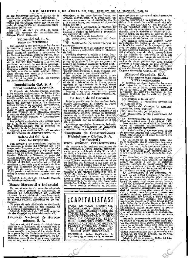 ABC MADRID 09-04-1963 página 50