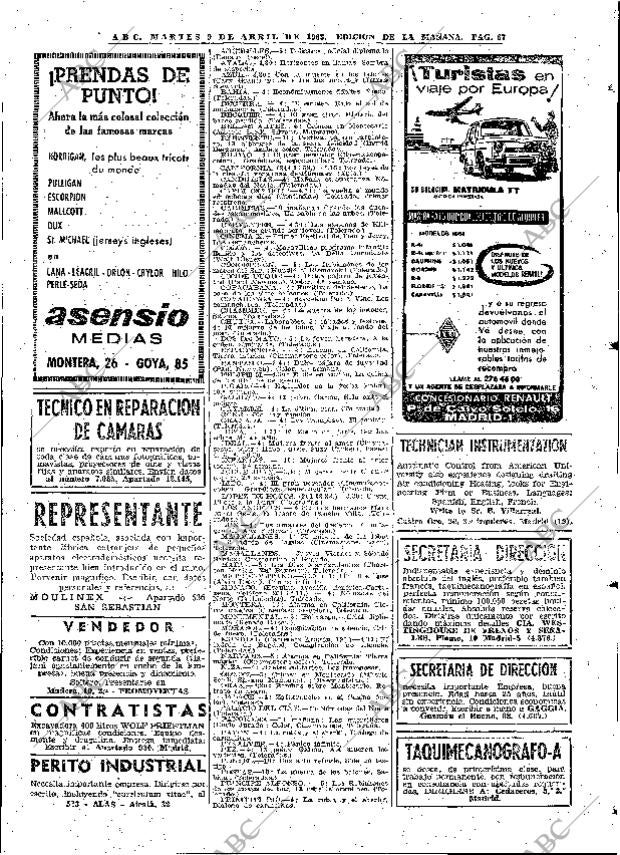 ABC MADRID 09-04-1963 página 67
