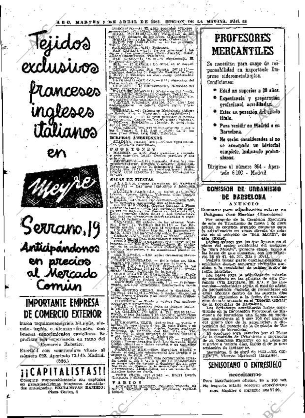 ABC MADRID 09-04-1963 página 68