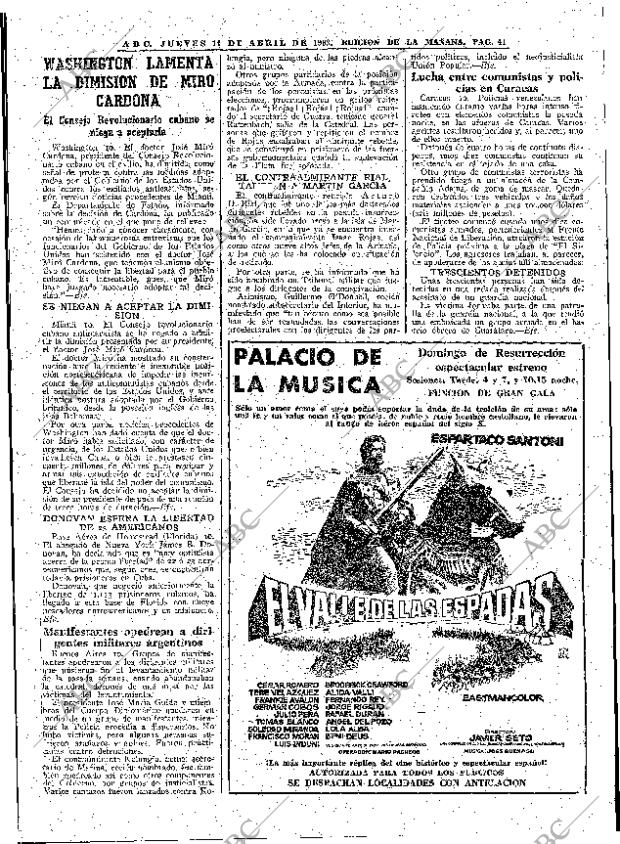ABC MADRID 11-04-1963 página 41