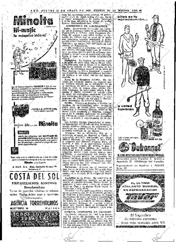 ABC MADRID 11-04-1963 página 46