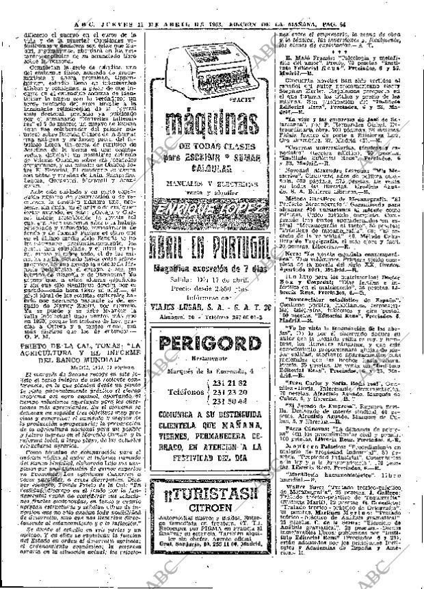 ABC MADRID 11-04-1963 página 54