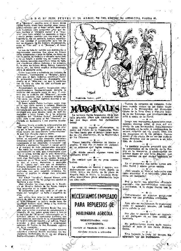 ABC SEVILLA 11-04-1963 página 41