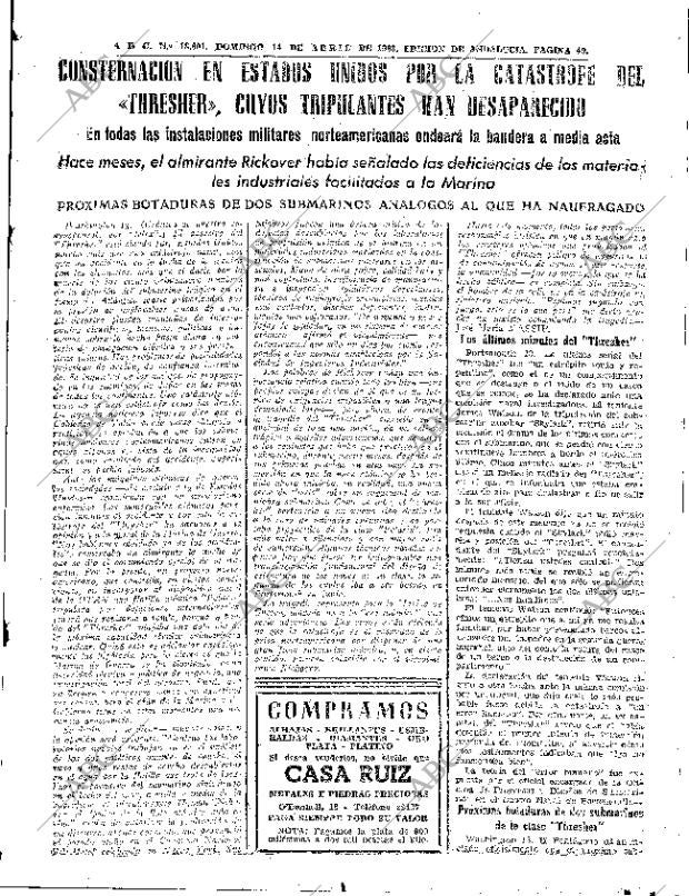 ABC SEVILLA 14-04-1963 página 49