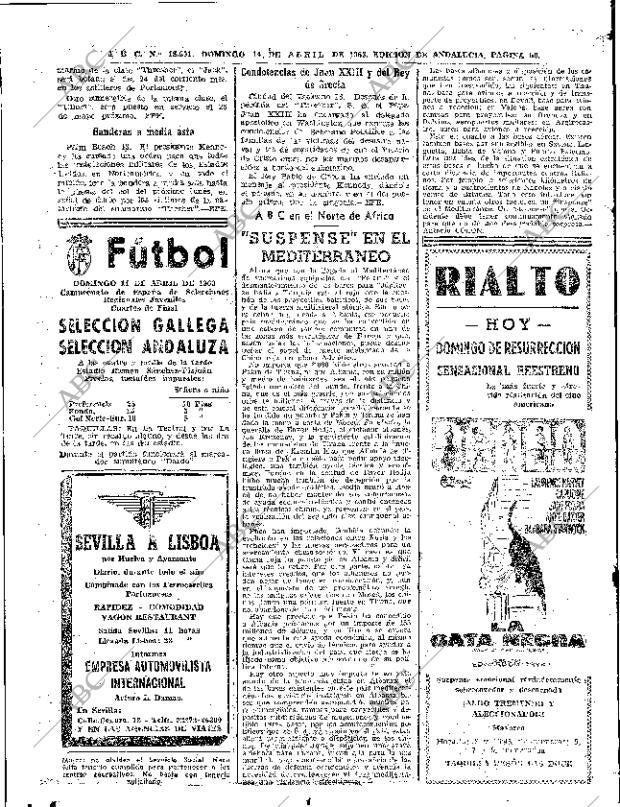 ABC SEVILLA 14-04-1963 página 50