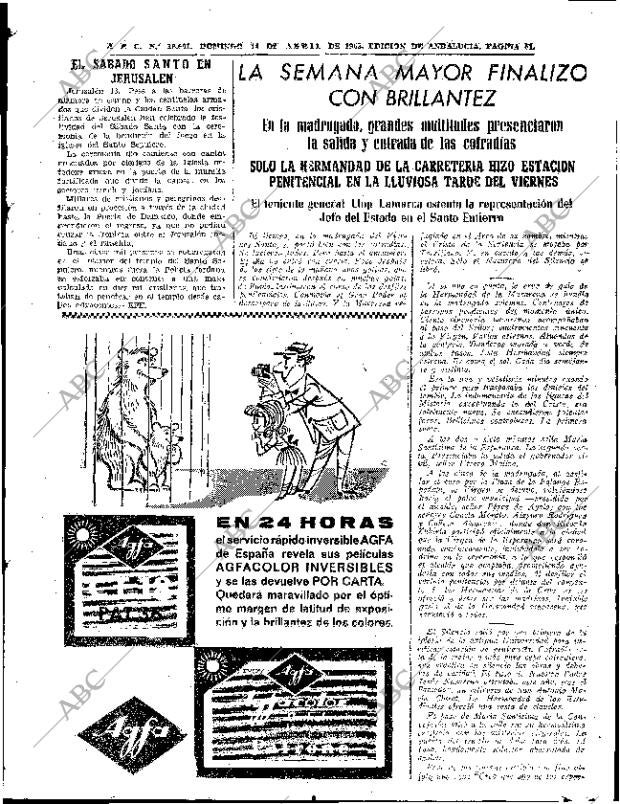 ABC SEVILLA 14-04-1963 página 51