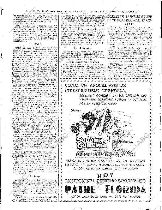 ABC SEVILLA 14-04-1963 página 55