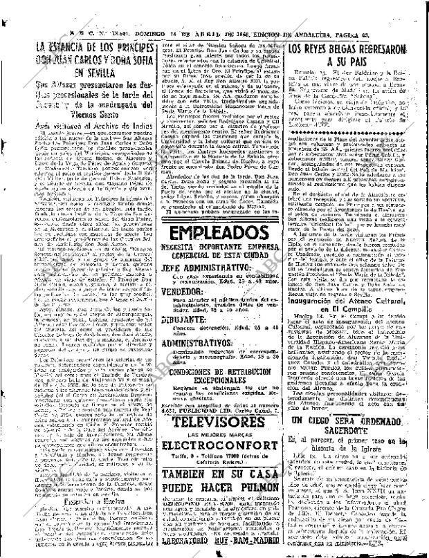 ABC SEVILLA 14-04-1963 página 65