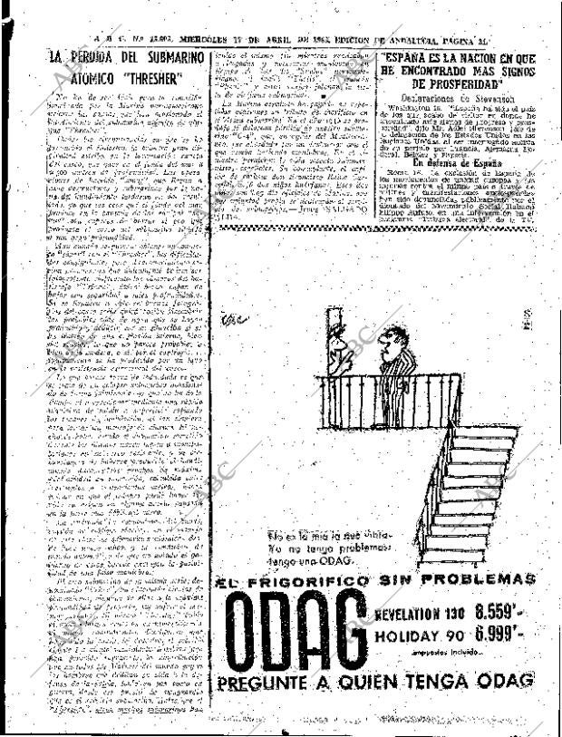 ABC SEVILLA 17-04-1963 página 21