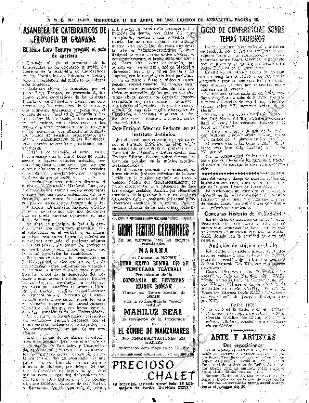 ABC SEVILLA 17-04-1963 página 25