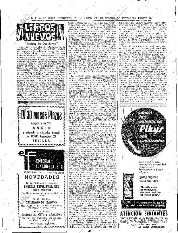 ABC SEVILLA 17-04-1963 página 26