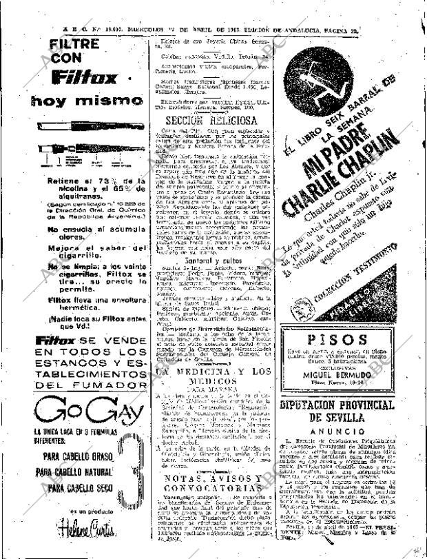 ABC SEVILLA 17-04-1963 página 32