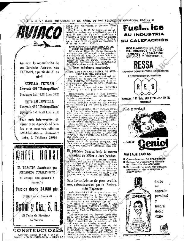 ABC SEVILLA 17-04-1963 página 36