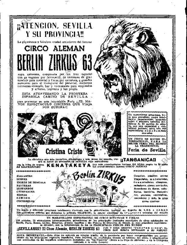 ABC SEVILLA 17-04-1963 página 6