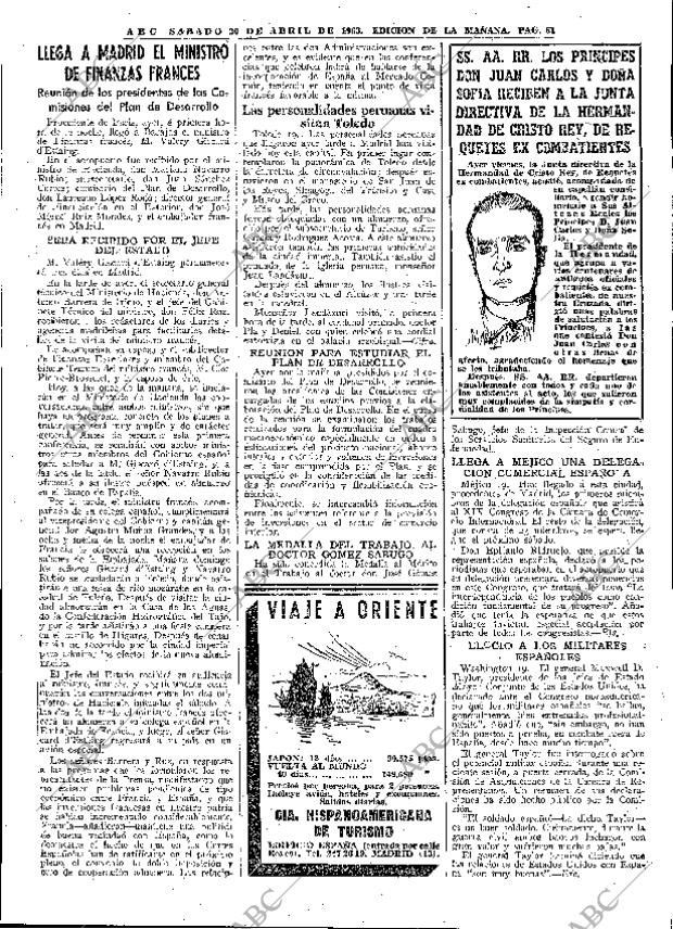 ABC MADRID 20-04-1963 página 51