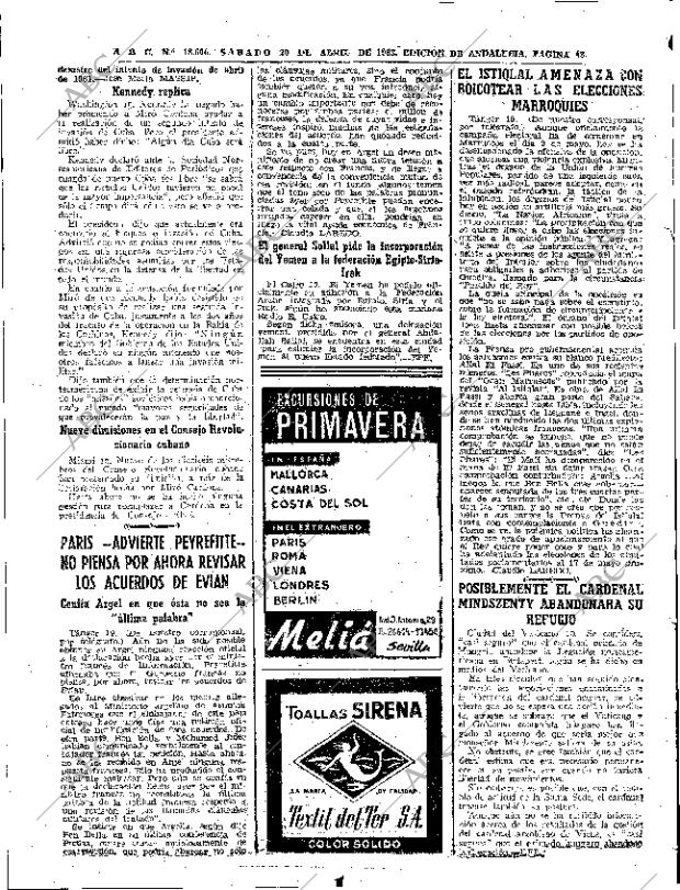 ABC SEVILLA 20-04-1963 página 48