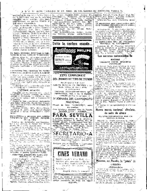 ABC SEVILLA 20-04-1963 página 74