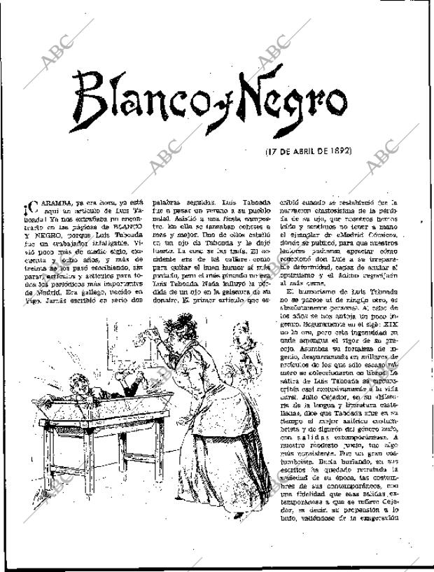 BLANCO Y NEGRO MADRID 20-04-1963 página 70