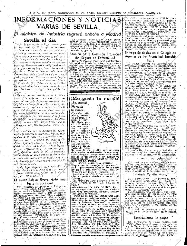 ABC SEVILLA 24-04-1963 página 51