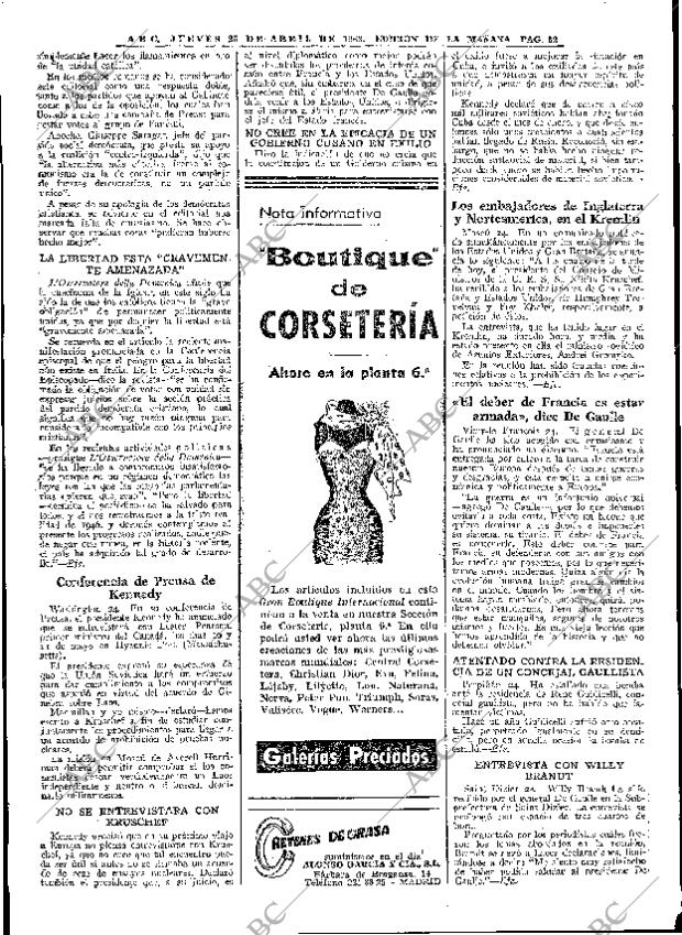 ABC MADRID 25-04-1963 página 52