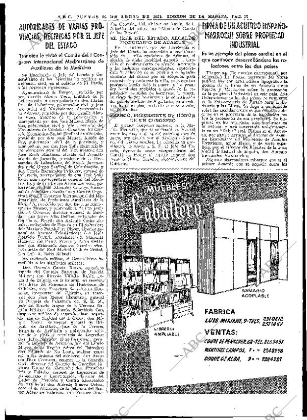 ABC MADRID 25-04-1963 página 57