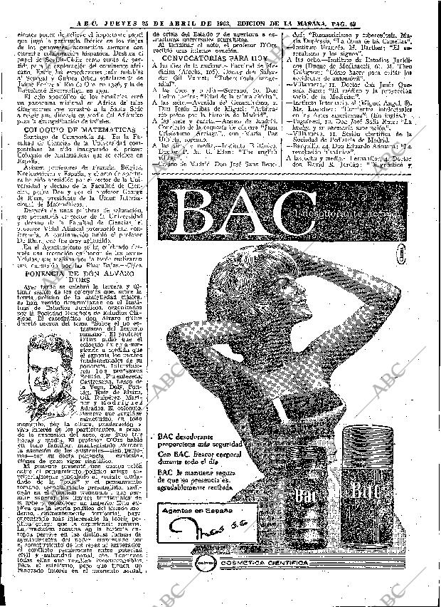 ABC MADRID 25-04-1963 página 69