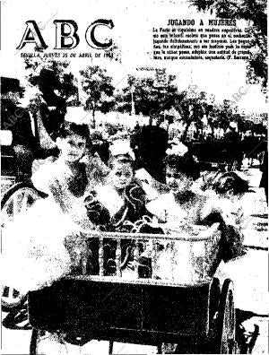 ABC SEVILLA 25-04-1963 página 1