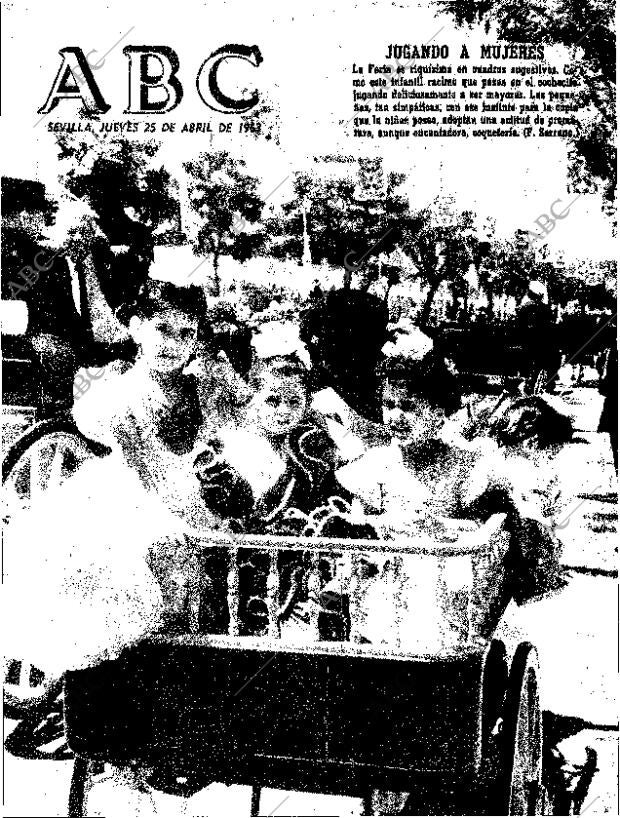 ABC SEVILLA 25-04-1963 página 1