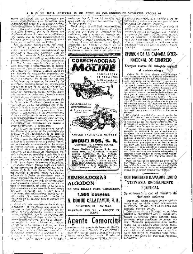 ABC SEVILLA 25-04-1963 página 40