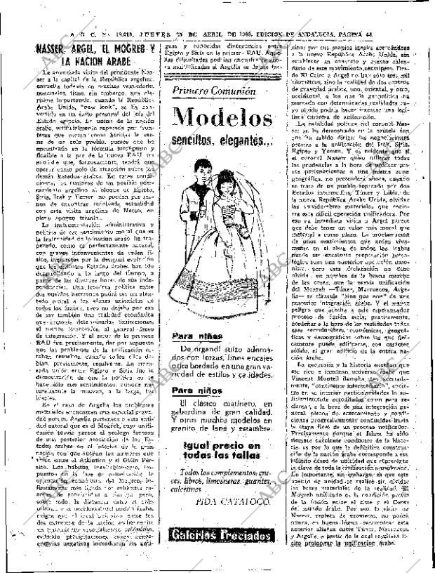 ABC SEVILLA 25-04-1963 página 44