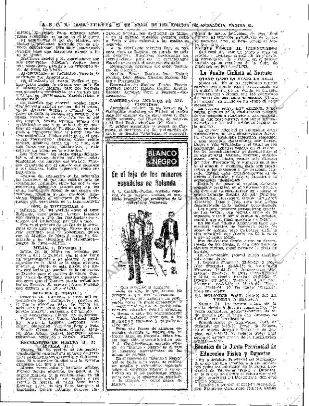 ABC SEVILLA 25-04-1963 página 61