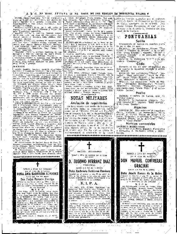 ABC SEVILLA 25-04-1963 página 64