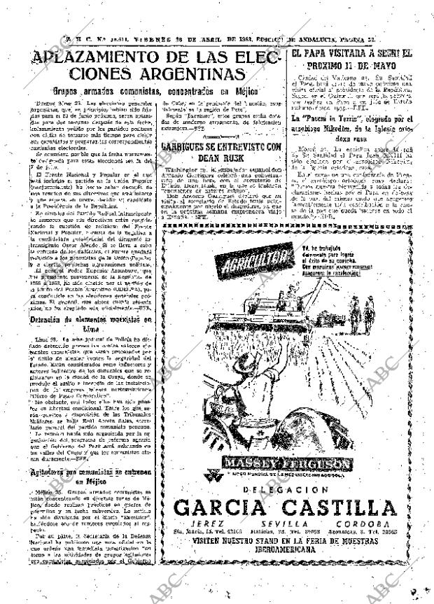 ABC SEVILLA 26-04-1963 página 33